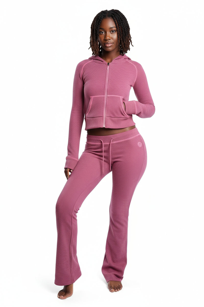 Waffle Knit Set