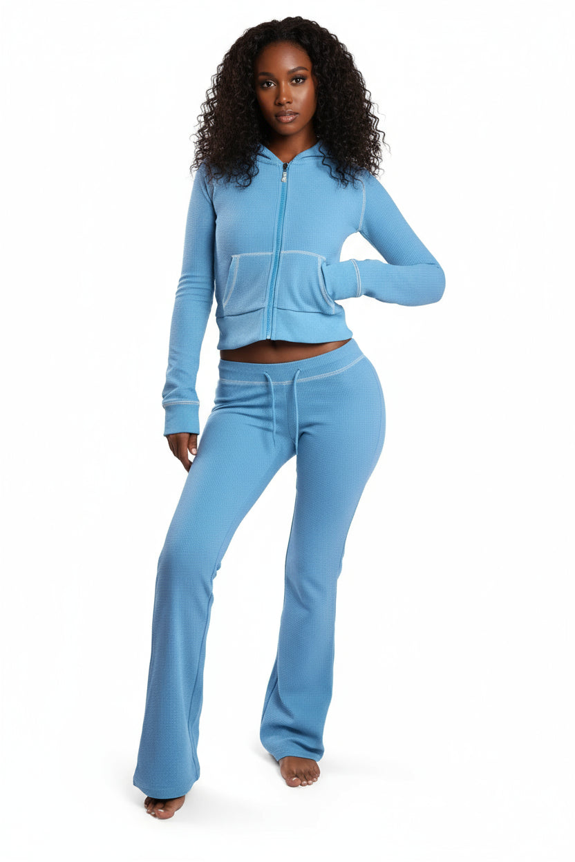 Waffle Knit Set